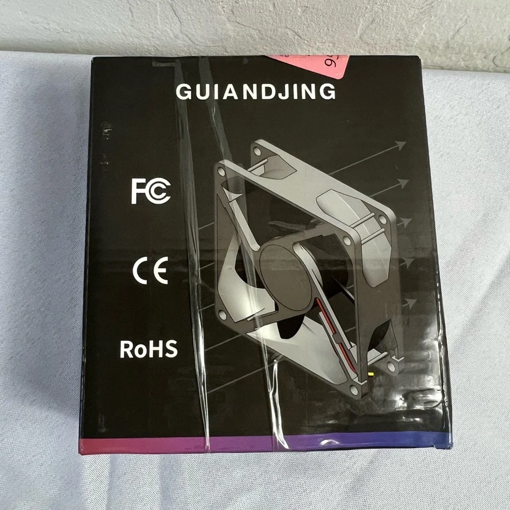 🌀 GUIANDJING 120mm DC 12V Cooling Fan – Quiet Computer Case Fan